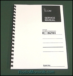 Icom IC-821H Service Manual